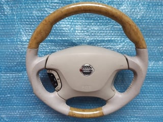 NISSAN ELGRAND E51 CUSTOM SPORT STEERING WHEEL & AIRBAG