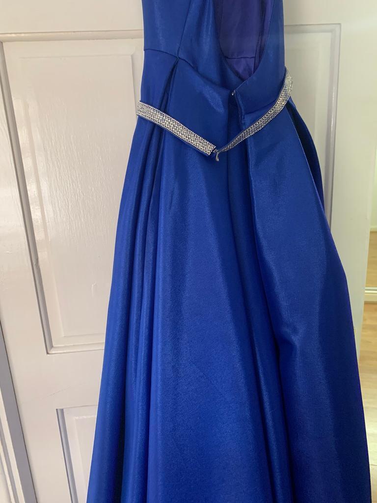 Royal blue prom dress size 4 