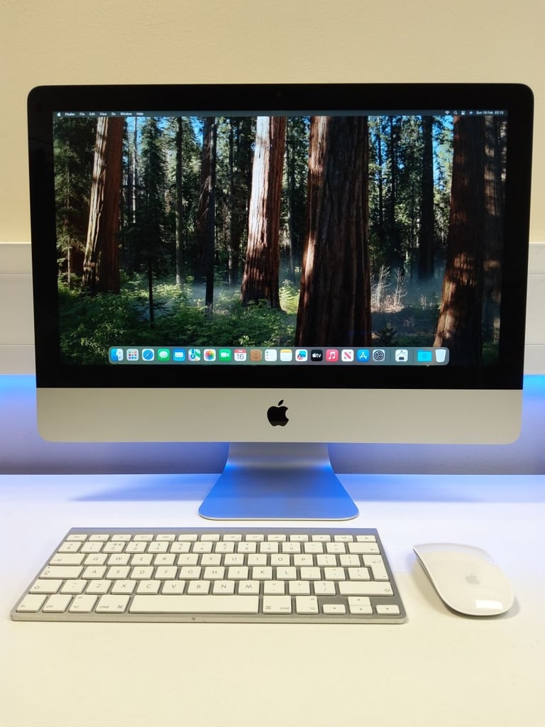 image for **APPLE IMAC 21.5" 4K - macOS SEQUOIA - 3.1 GHZ I5 - 1TB SSD - 8GB RAM - 2015**
