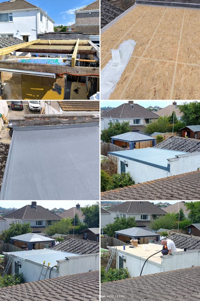GRP roof service 