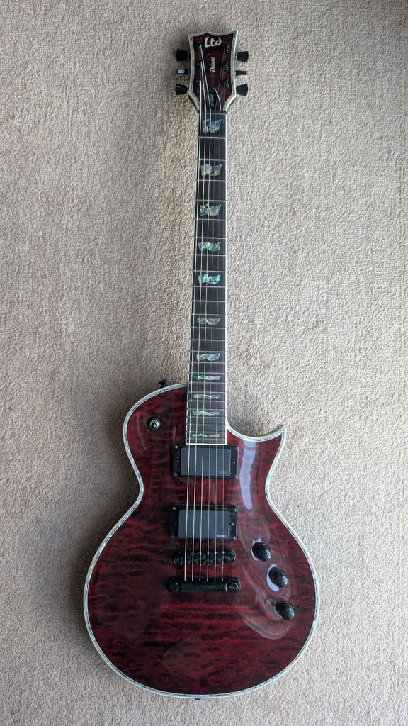 ESP LTD EC-1000 STBC – See Thru Black Cherry (Like New!)