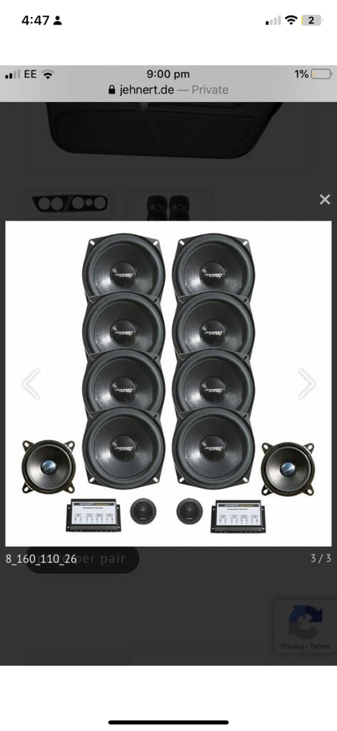 Audi TT jehnert speakers set up