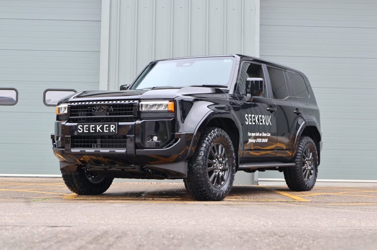 2025 Toyota Landcruiser COMMERCIAL with  OEM rear seat conversion styled by seeker Panel Van Dies...