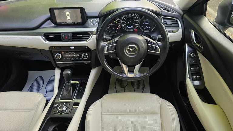 2015 MAZDA 6 2.2D (175 BHP) SPORT NAV ESTATE AUTOMATIC + EURO 6 + LEATHER + FSH 
