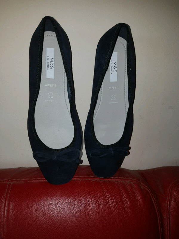 M&s navy shoes on sale ladies