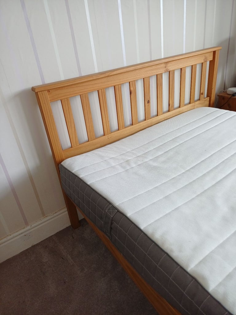 Double bed and mattress 