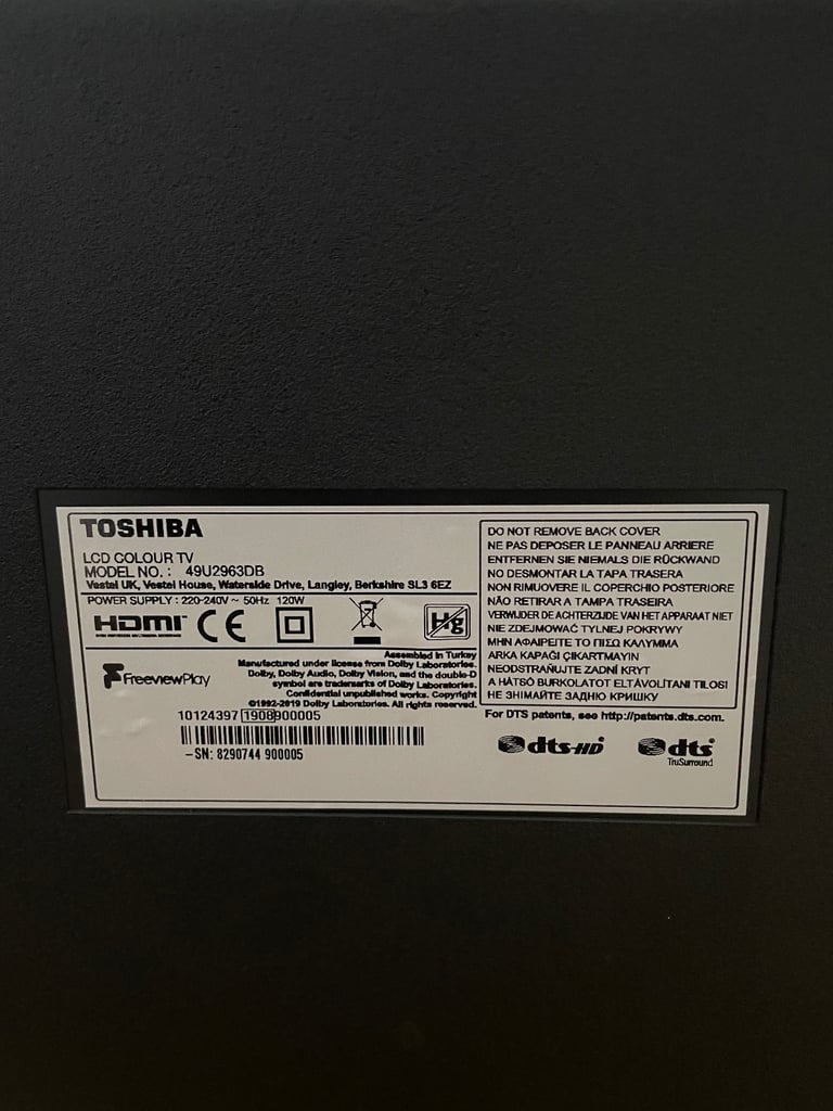 Toshiba 49-inch UHD Smart TV