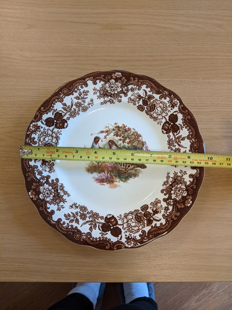 6 Royal Worcester Palissy Game Plates x 6