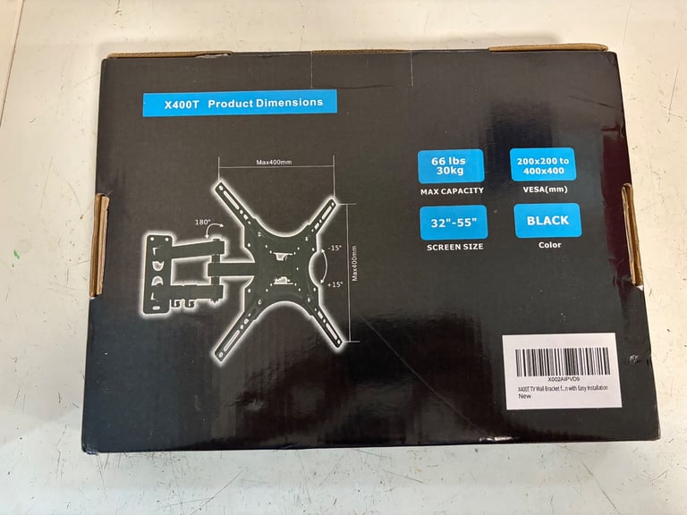 TV WALL BRACKET MOUNT 32-55" SWIVEL