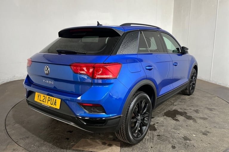 2021 21 VOLKSWAGEN T-ROC 1.5 TSI EVO BLACK EDITION SUV 5DR PETROL MANUAL EURO 6 