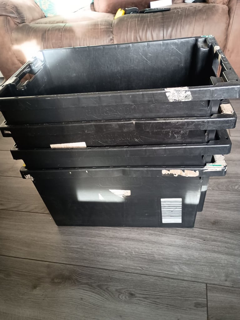 Black Storage boxes 