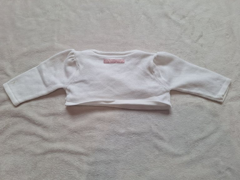 Pink And White Ballet Dancing Lottie Elephant Dress With Cardigan Mothercare Size New Baby 