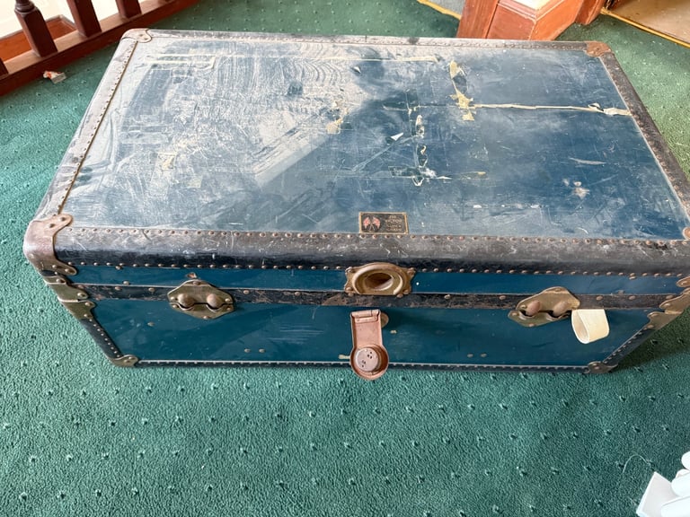 image for Vintage travel trunk/chest