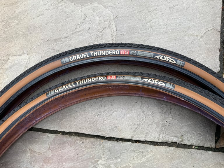 image for 2x Tufo Gravel Thundero Tyres 700x40c