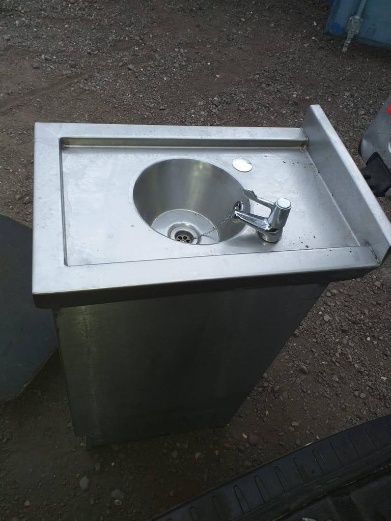 Catering equipment commercial stainless Steel sinks hand wash restaurant kitchen trailer items 
