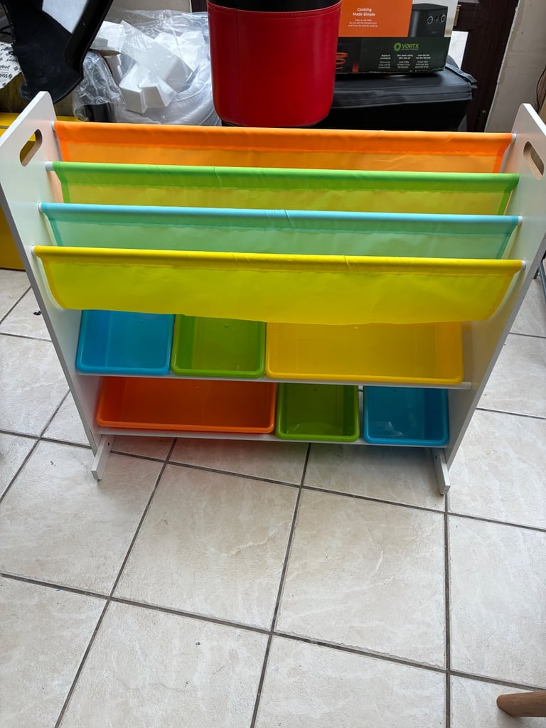 image for Kids storage and books shelf 