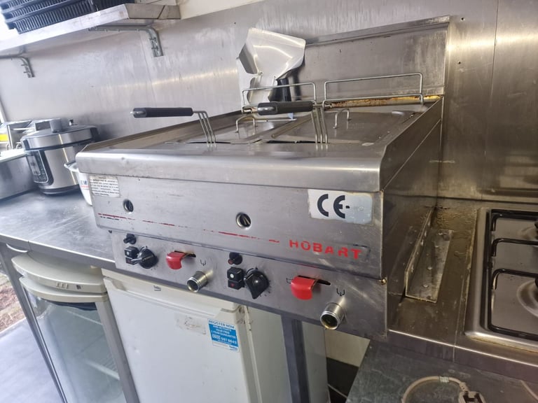 image for Commercial gas lpg tabletop fryer catering equipment restaurants trailer kitchen items 