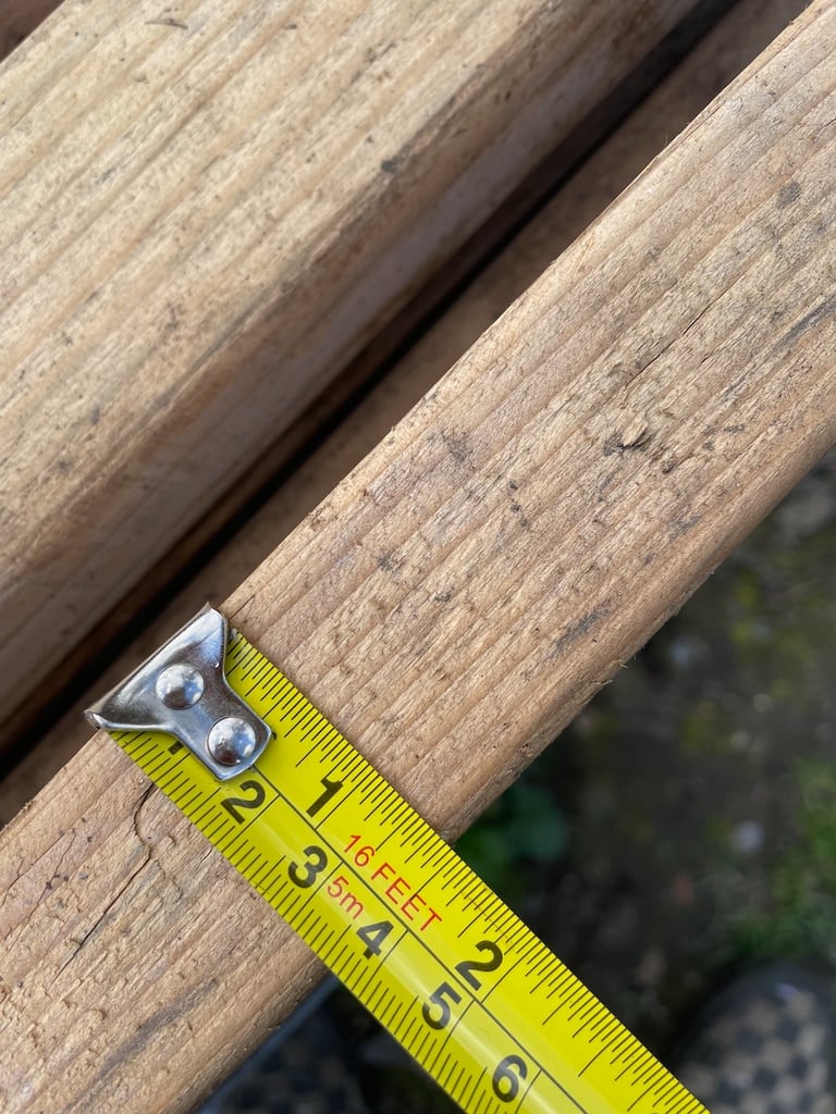 Wood Timber 3.6 x 6.3 x 231.5cm