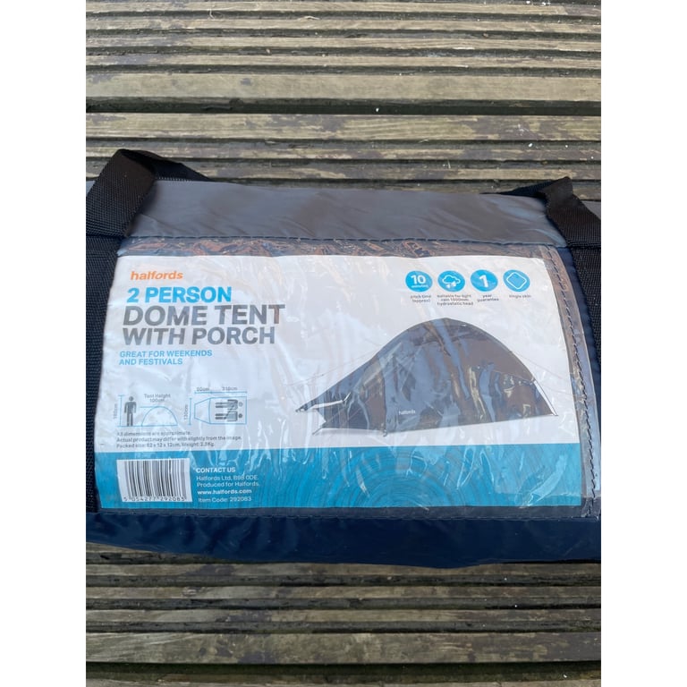 Dome tent 2 person Halfords 