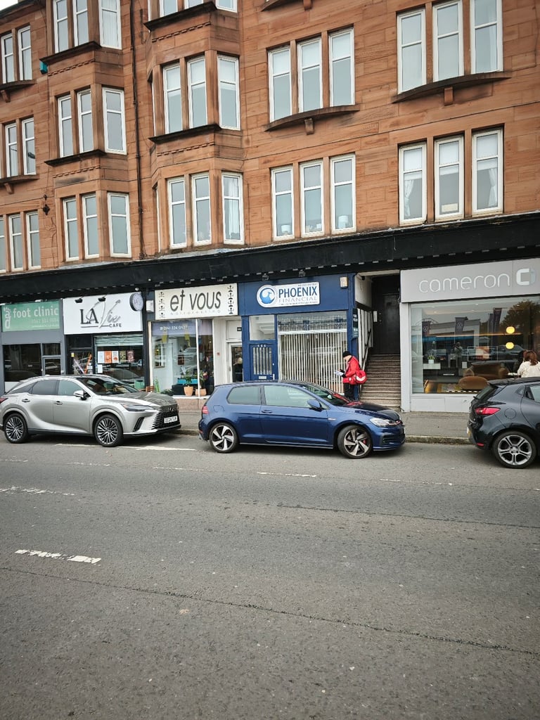 Shop to let Jordanhill 