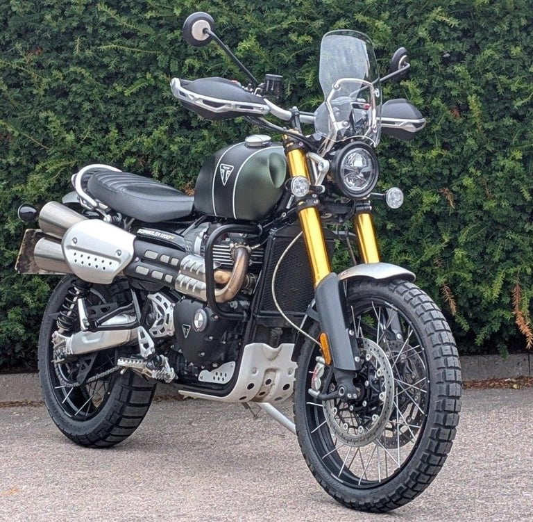 2021 SCRAMBLER 1200 XE MATT KHAKI ONE OWNER