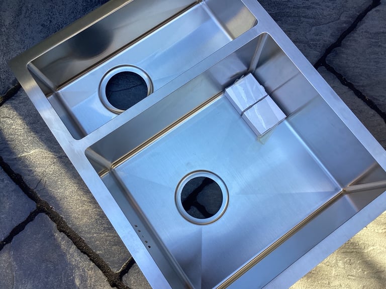 image for Wren 1.5 Bowl - Stainless Steel Sink 60cm x 45cm x 18cm
