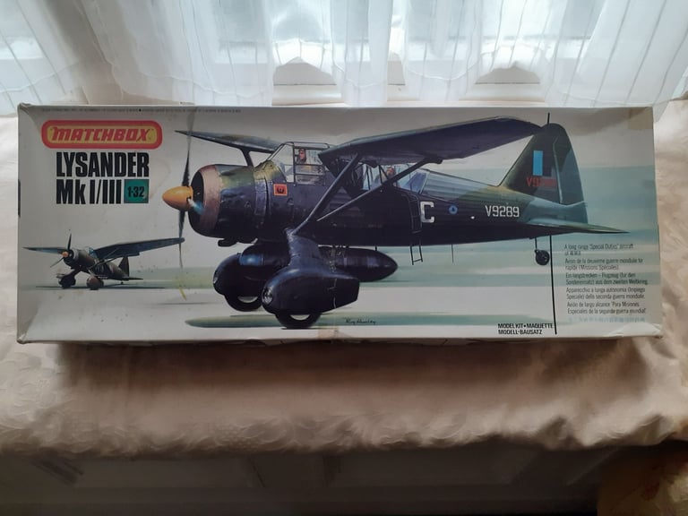 image for Matchbox Lysander MK1/11.  1/32 scale Unbuilt.