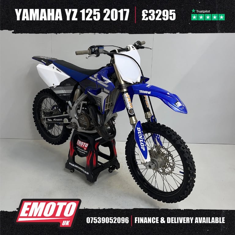 YAMAHA YZ 125 2017 Motocross Bike 125cc @EmotoUK - Finance Available