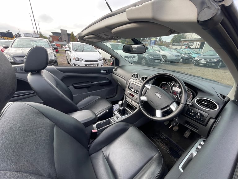 FORD FOCUS CONVERTIBLE CC CC3 + FULL LEATHERS + LONG MOT + LOW 54K MILES * 