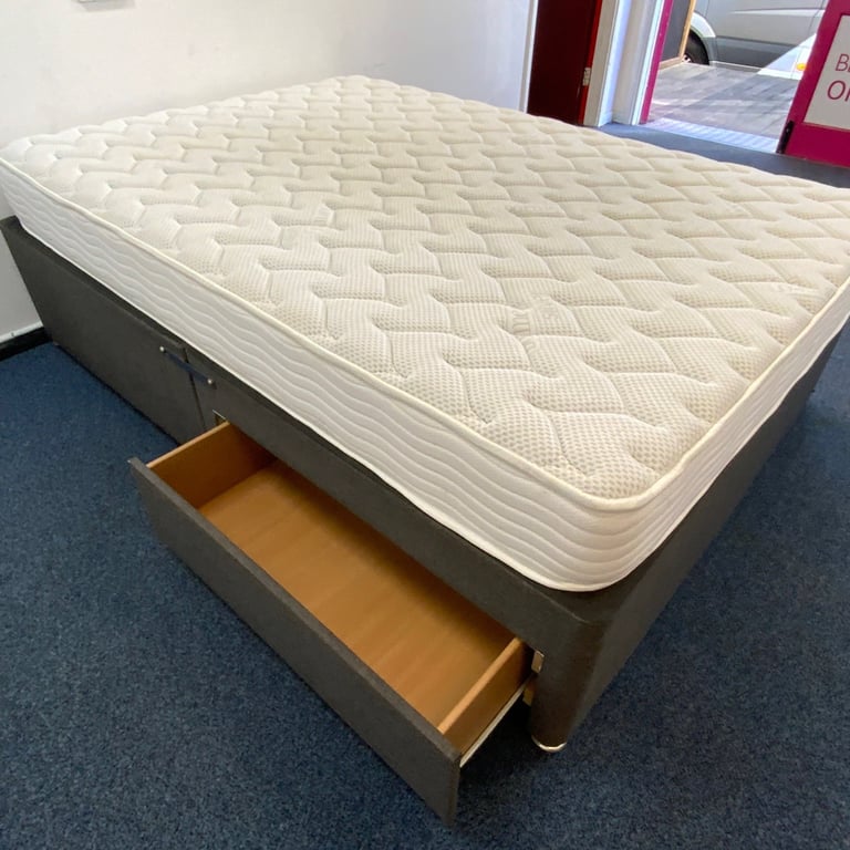Dormeo Double Divan Bed with 2 Drawers 