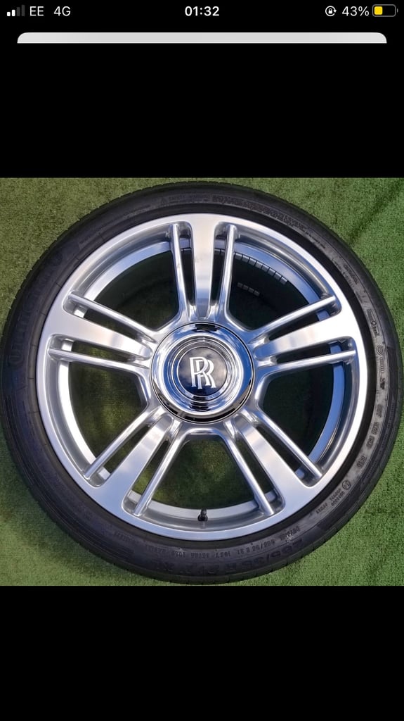 image for Genuine Rolls-Royce Wraith Alloy Wheels and Tyres