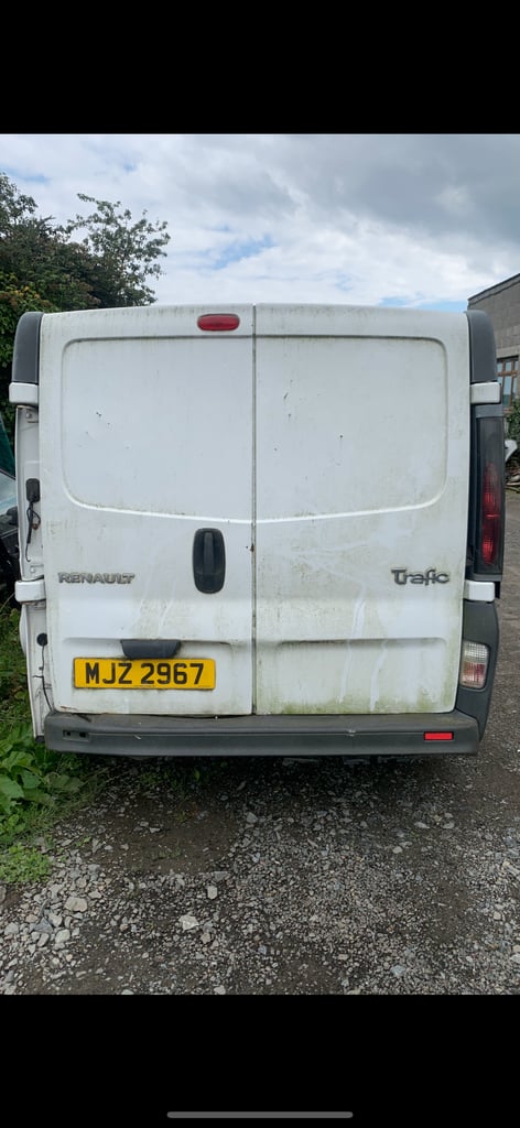 Renault traffic 2007 2x Rear Doors 