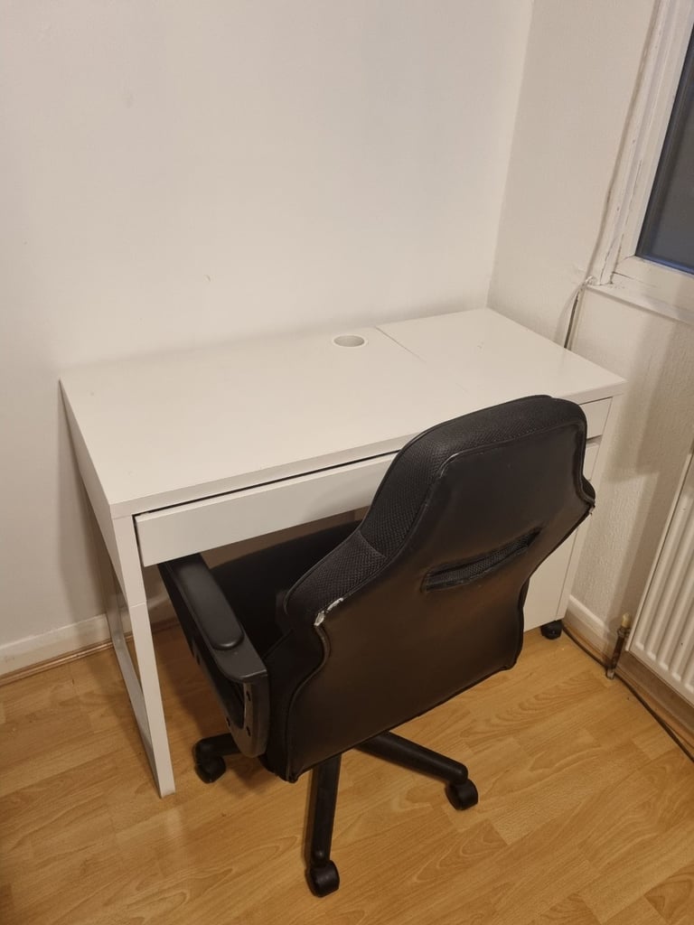 Desk, Drawer and Chair