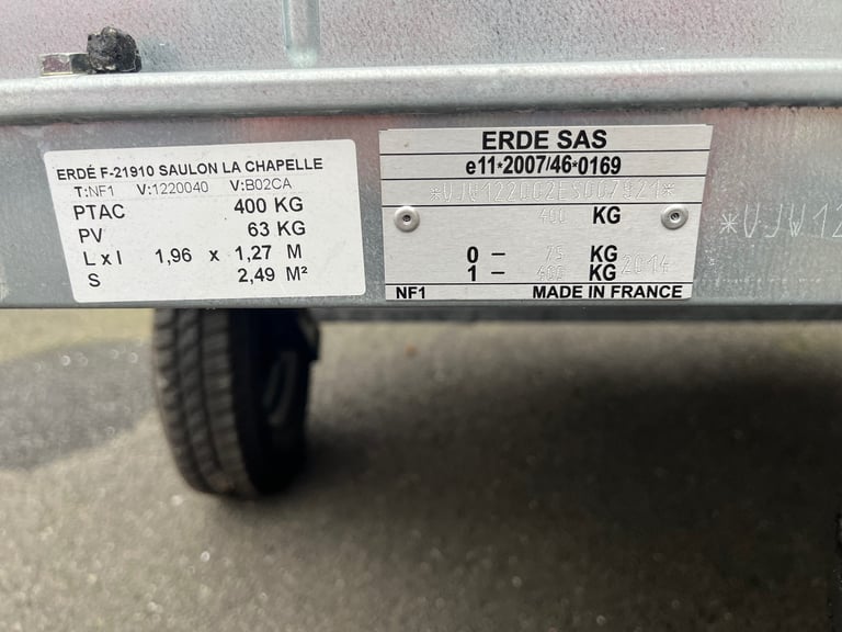 Maypole Car Trailer MP6812/Erde 122- Medium