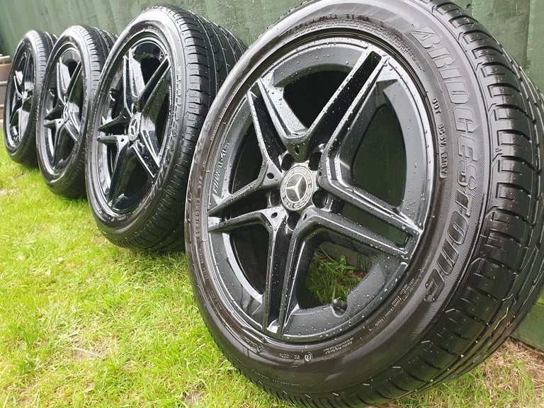 image for 18"MERCEDES BLACK ALLOY WHEELS fitment VITO, VIANO, V-CLAS GLA-CLAS GLE-CLASS
