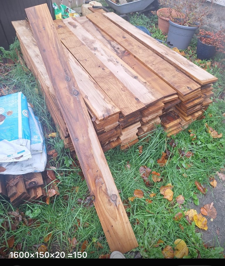 image for Wooden fence slats