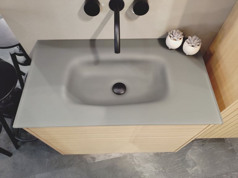 Dansani YOU! 80cm Vanity Set Light Oak *Manufacturers Ex-display* rrp £6409