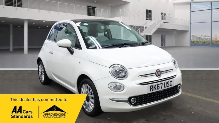 2017 Fiat 500 1.2 Lounge 3dr HATCHBACK Petrol Manual