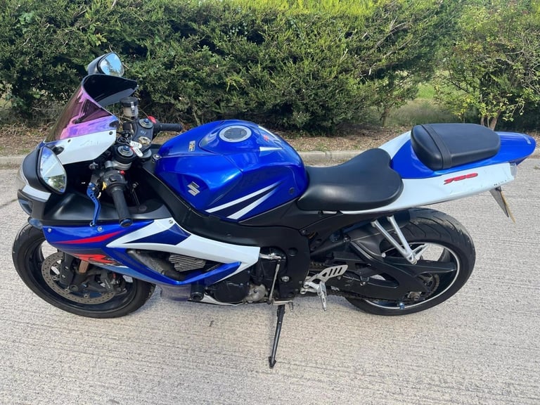 2007 07 SUZUKI GSXR 750 K7 GSXR750 BLUE SPORTS SUPERSPORT