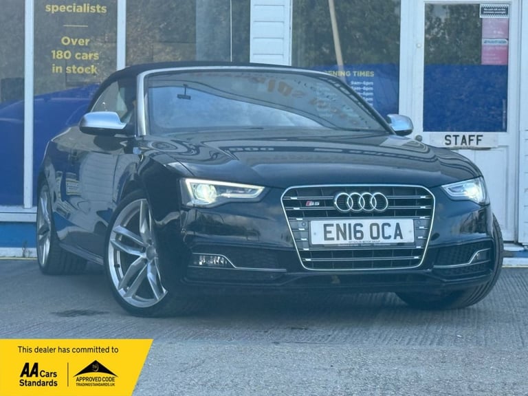2016 Audi S5 3.0 TFSI V6 Cabriolet 2dr Petrol S Tronic quattro Euro 6 (s/s) (333 ps) Convertible ...
