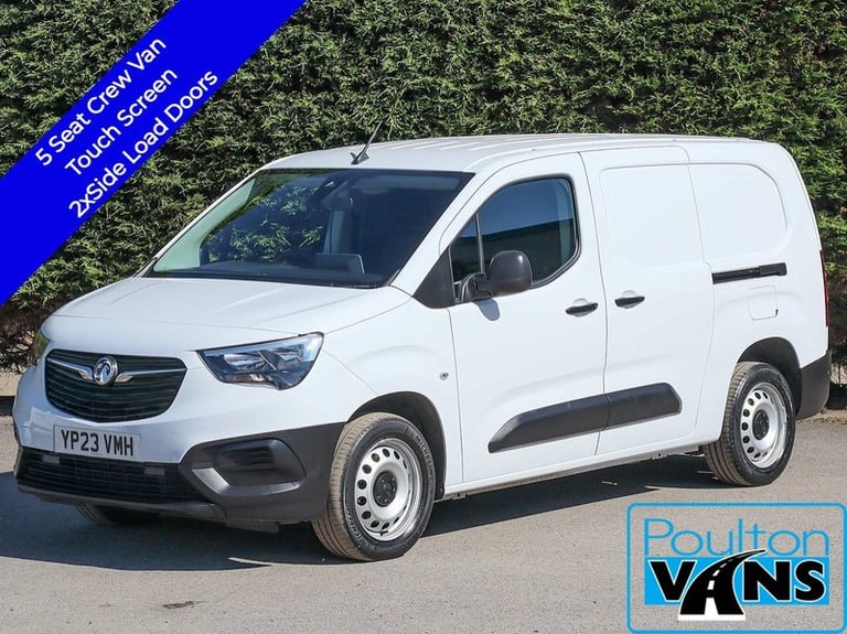2023 Vauxhall Combo 2300 1.5 Turbo D 100ps H1 Prime Crew Van PANEL VAN DIESEL Manual