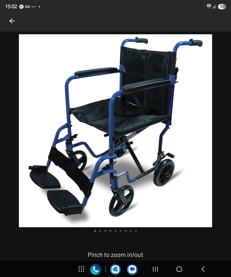 image for Blue wheelchair **new**