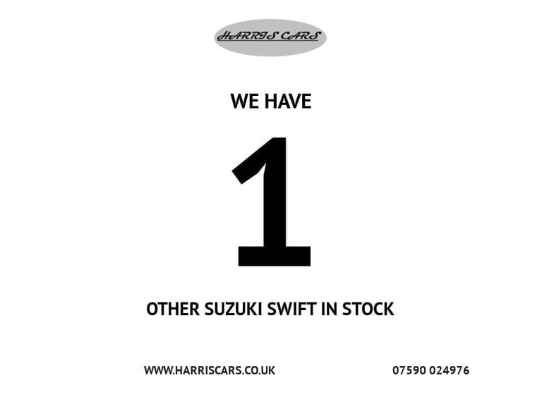 image for  Suzuki Swift 1.2 SZ3 Hatchback 3dr Petrol Manual Euro 5 (94 ps) 12 MONTHS AA, FRESH SERV Petrol ...
