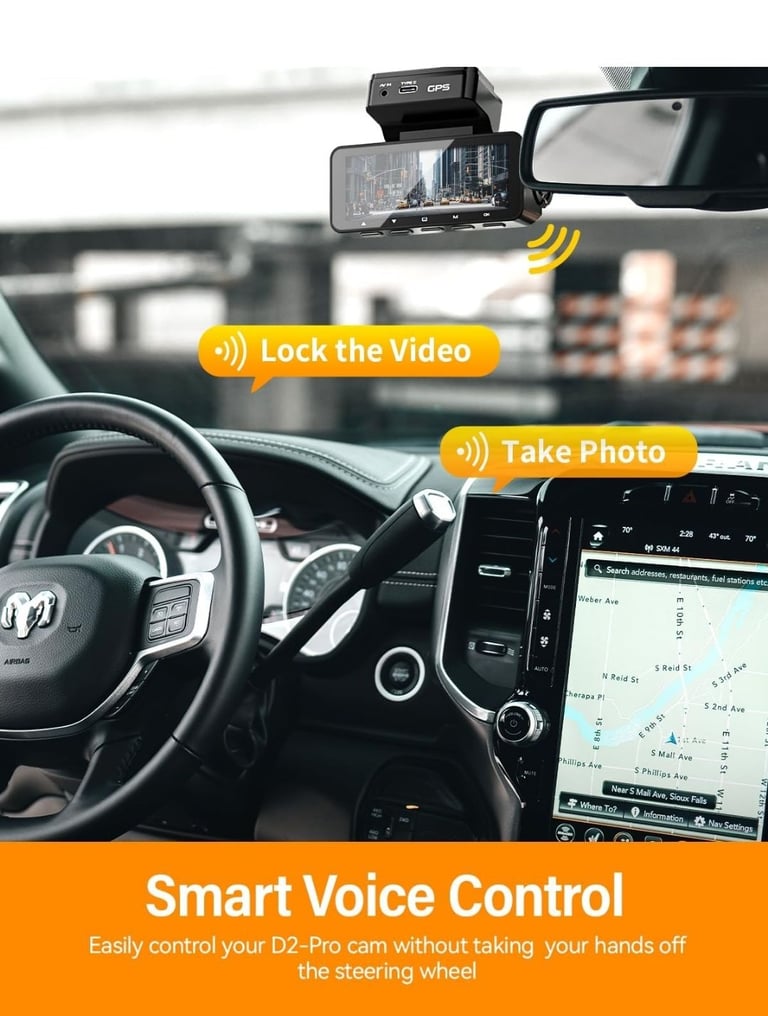 IIWEY DC01 PRO front and rear dash cam 