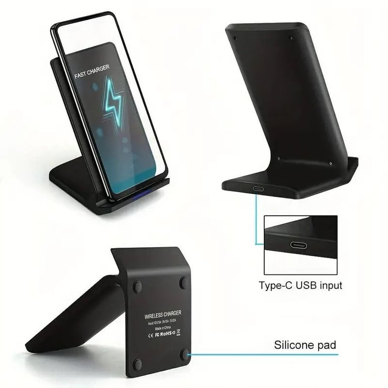 30W Fast Wireless Charger Stand Dock