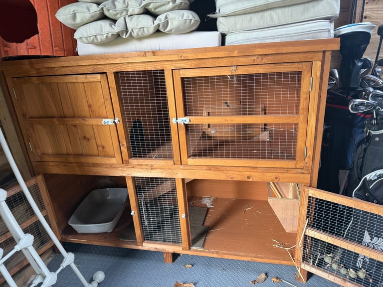 6 month old rabbit hutch