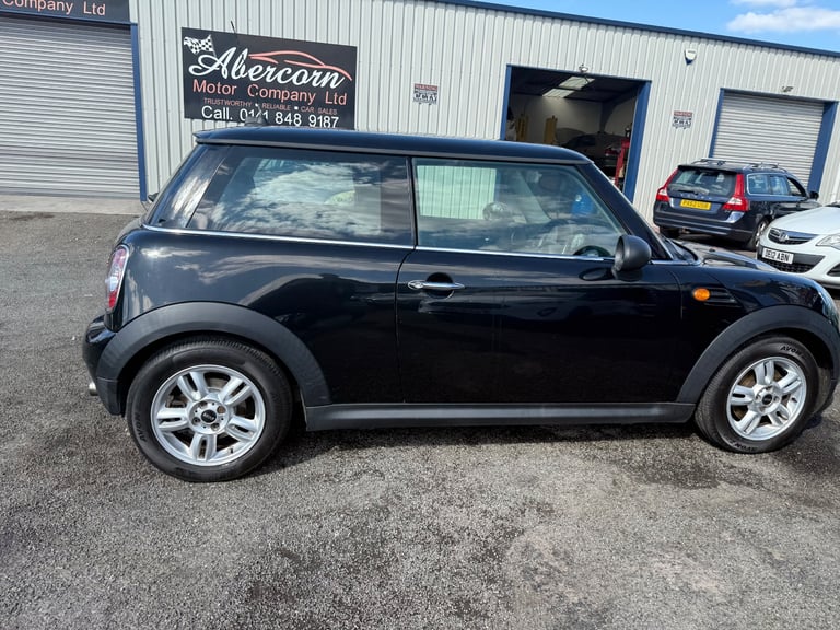 2012 (62) Mini One 1.6 Petrol Black with Black/Grey Interior ,1 Previous Owner