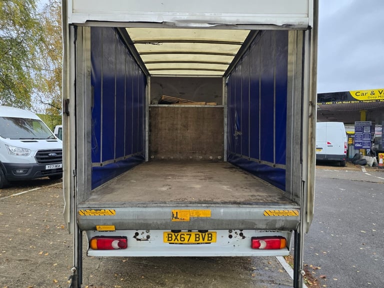 2017 Renault Master 2.3 DCI 145 LUTON CURTAIN SIDE TAIL LIFT CHASSIS CAB Diesel Manual