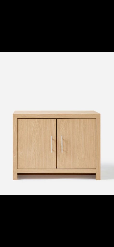 JD Williams Dakota Shoe Cabinet, Oak Effect