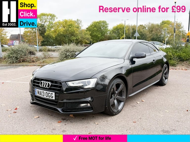 2013 Audi A5 2.0 TDI Black Edition Coupe 2dr Diesel Manual Euro 5 (s/s) (177 ps) COUPE Diesel Manual
